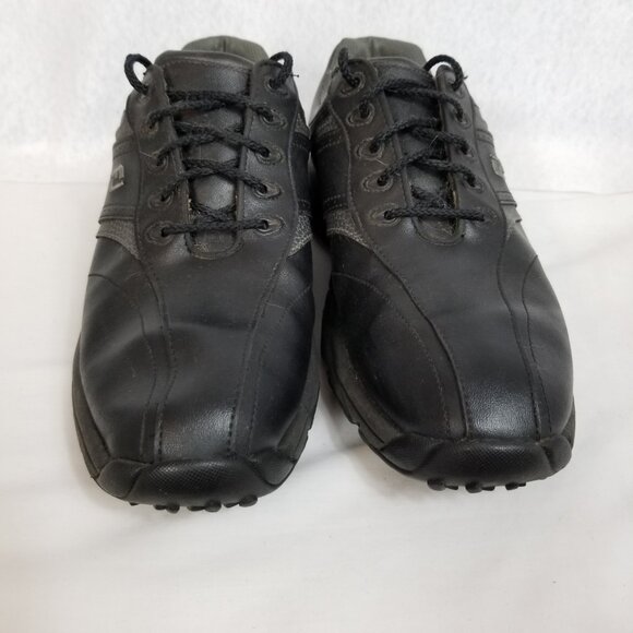 FOOTJOY Flexzone Lace Up Removeable Soft Cleat Golf Shoes Black Size 8M ~ 4382 - Picture 2 of 9